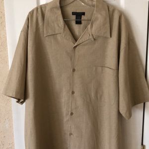 Suit 2 piece mens sizes 2X waist 42" or 3X waist 44” new 55% linen 45% rayon